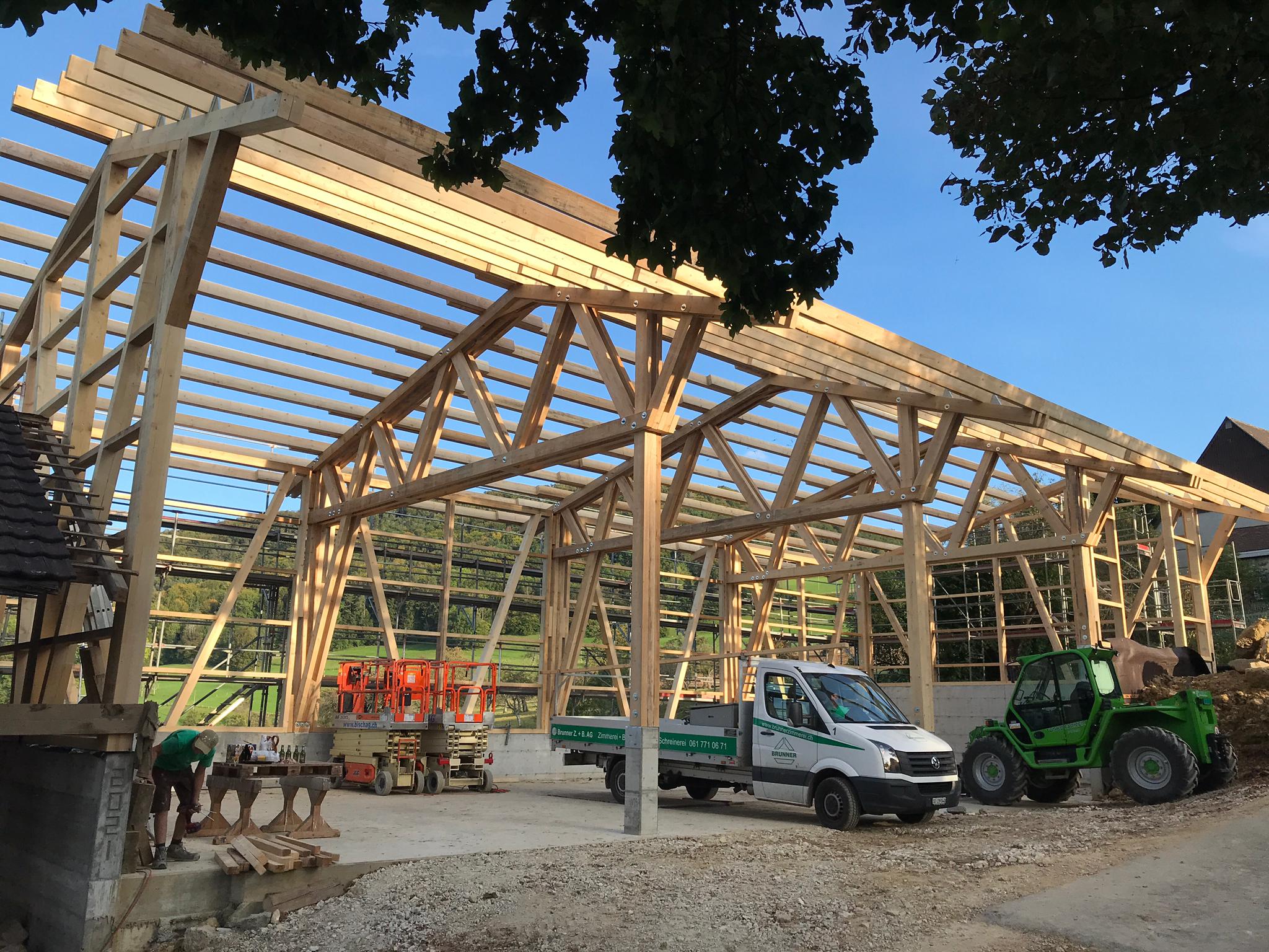 Landwirtschaftliche Remise Brunner Zimmerei und Bedachung AG